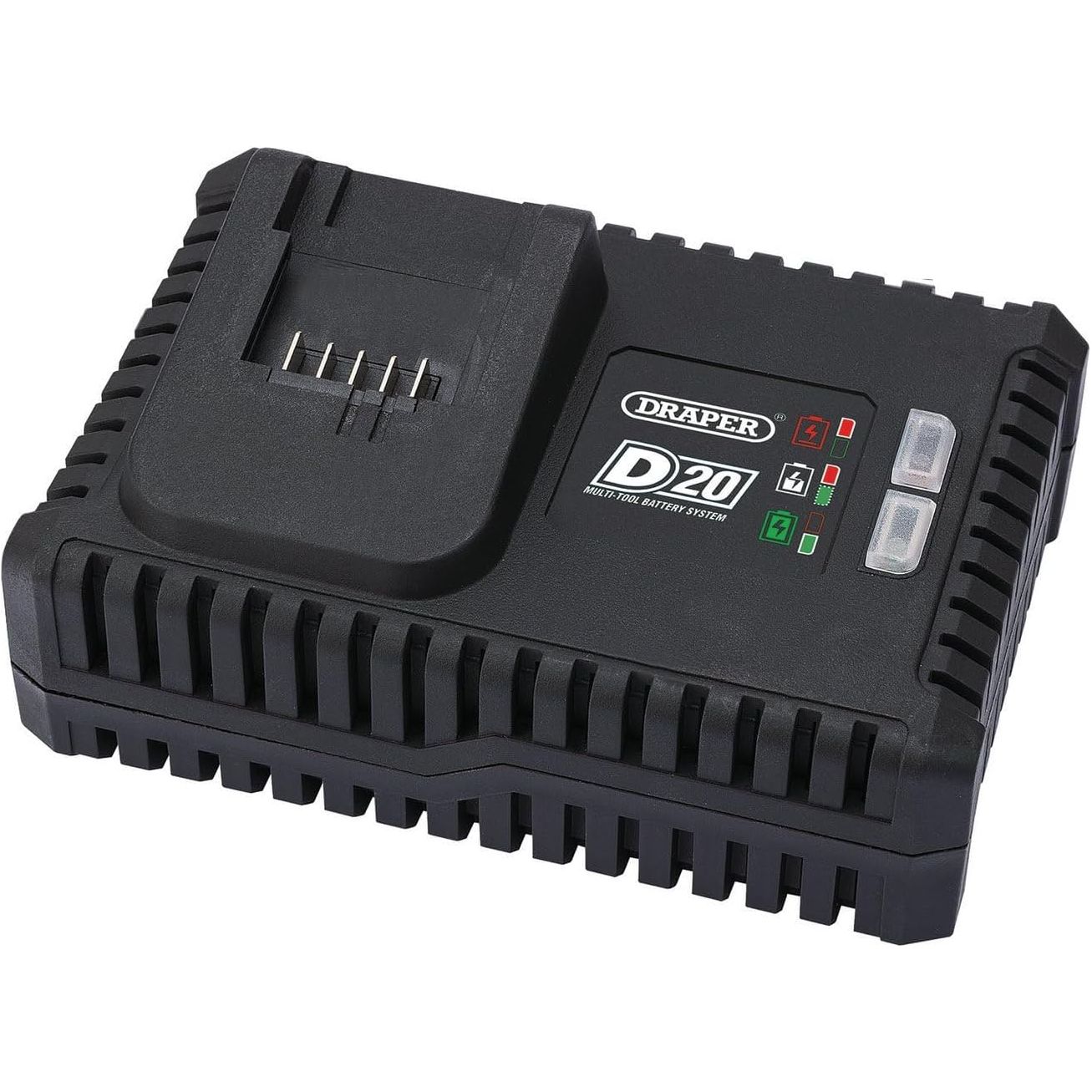 Buy Draper,Draper 55913 D20 20V Fast Battery Charger – Quick Charging for D20 Power Tool Batteries - Gadcet UK | UK | London | Scotland | Wales| Near Me | Cheap | Pay In 3 | Batteries